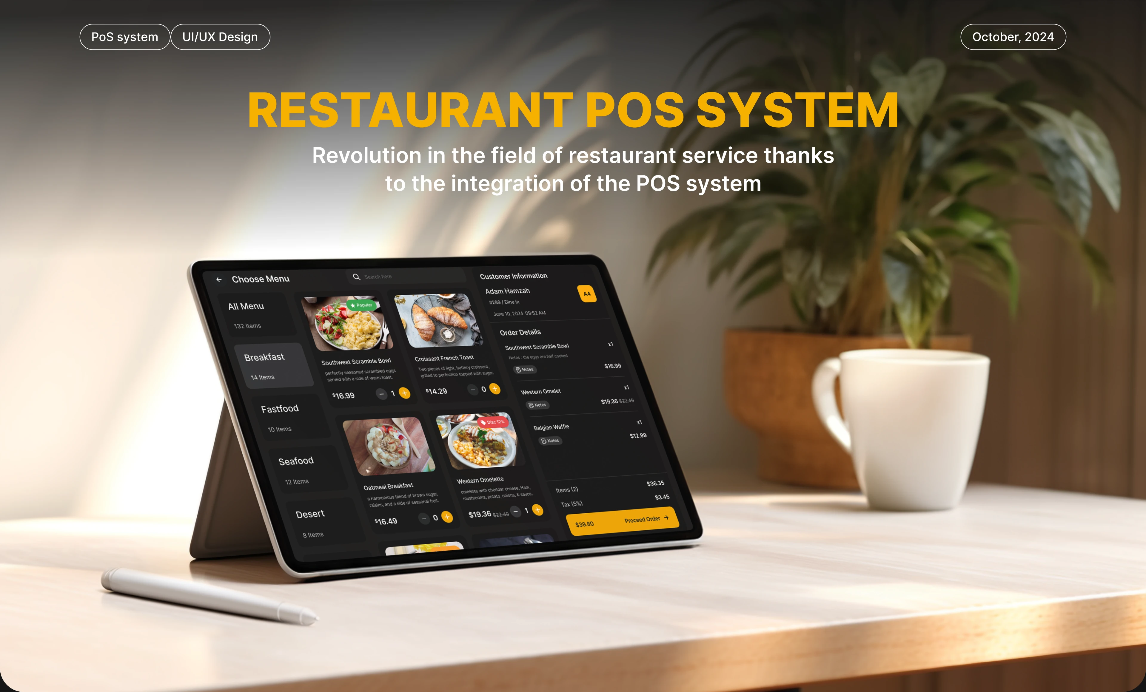 Morina POS Dashboard - Web App - Project Screenshot